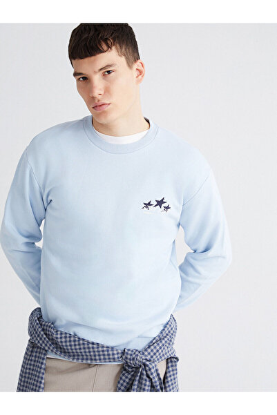 LC Waikiki Özmarka New Season Crew Neck Printed Men's Sweatshirt