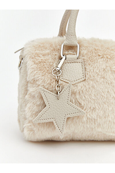 LC Waikiki Özmarka New Season Star Patterned Plush Women's Shoulder Bag
