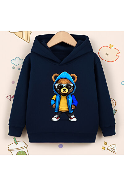 CLASSY.MODA Unisex με κουκούλα 3 Thread Ş επένδυση fleece Φούτερ με τσέπες κα...