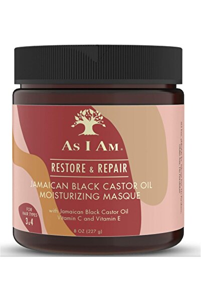 As I Am Restore & Repair Jamaican Black Castor Oil Moisturizing Masque, 8 oz ...