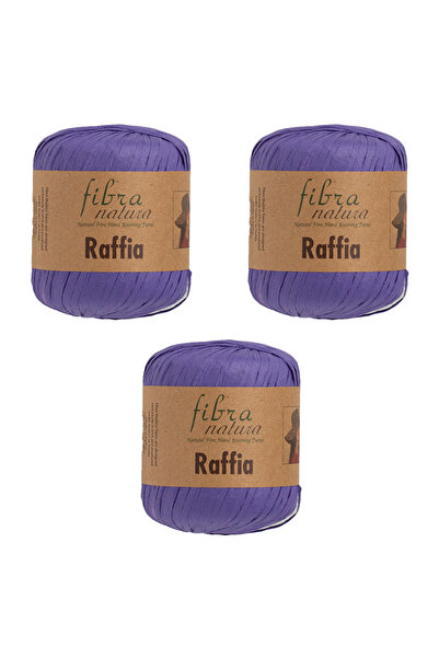 Fibra Natura Ράφια Χαρτί κορδόνι 3 τεμάχια σε συσκευασία