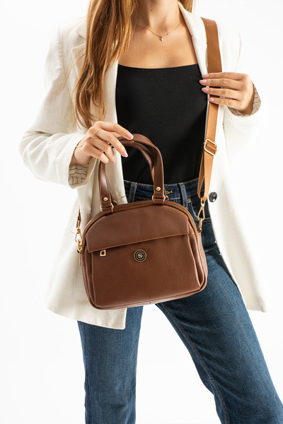 Sanmorris Sn 1431 Women's Shoulder Bag Handbag Crossbody Bag Taba