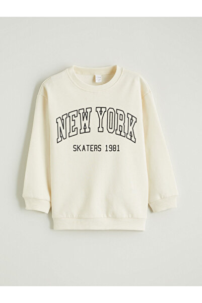 LC Waikiki Vizyon New Season New York cu imprimeu Hanorac gros pentru băieți ...