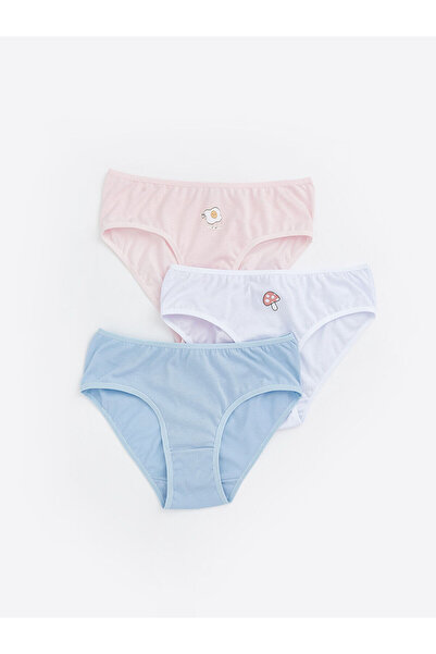 LC Waikiki سراويل داخلية للفتيات من Seray New Season مطبوع مكونة من 3 قطع