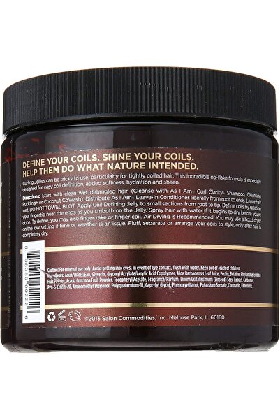 As I Am Coil Defining Jelly For Tightly-Coiled Natural Hair Textures