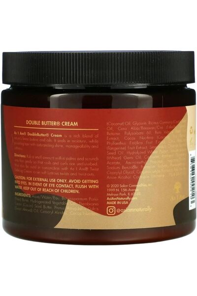 As I Am Double Butter Cream, 16 oz (Pack of 3)