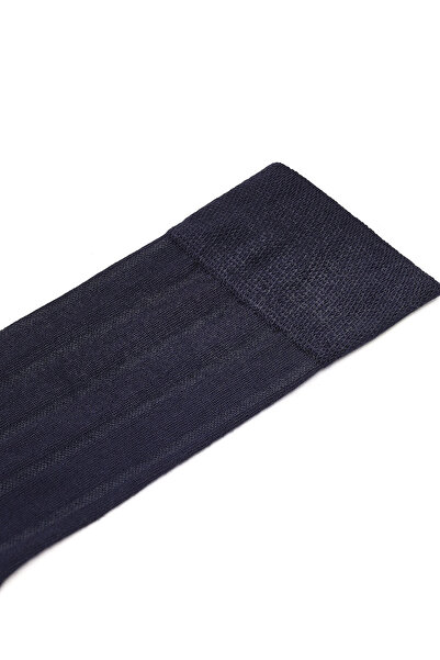 Derimod Men's Navy Blue Bamboo Long Socks 000A2C35136F