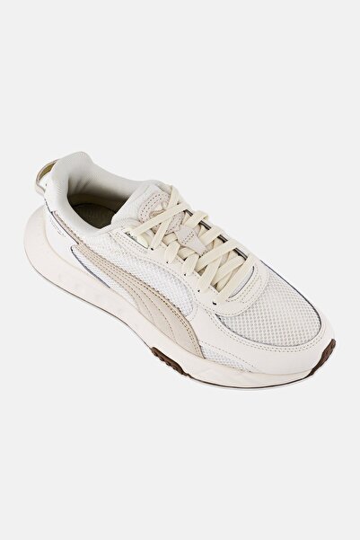 Puma Women Wild Rider Futurism Lace Up Training Shoes, Cream