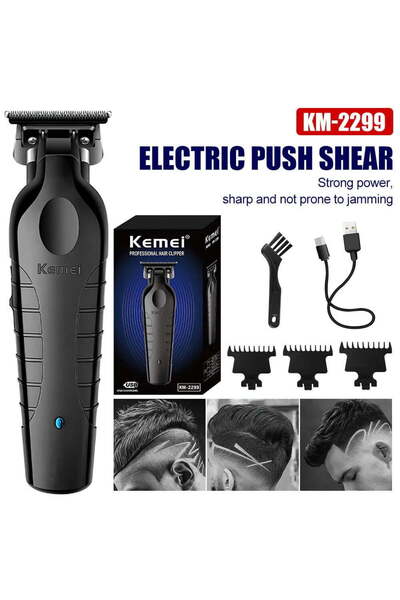 Kemei -2299 ماكينة قص الشعر الكهربائية اللاسلكية الاحترافية