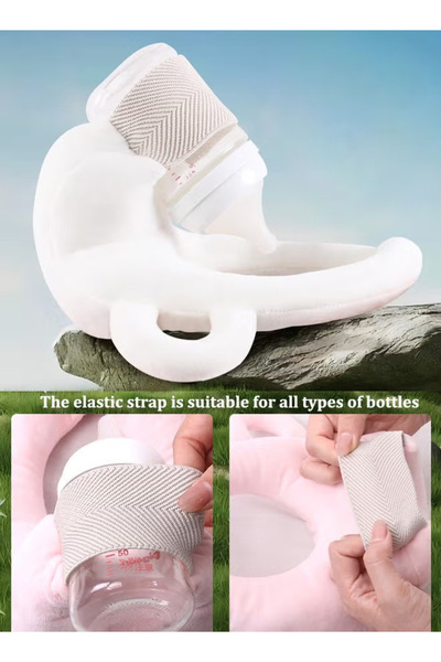 Generic Baby Feeding Pillow Anti-Spit-Up Pillow Relieves Hand Fatigue，pink