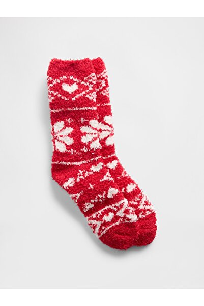 GAP Kadın Kırmızı Cozy Çorap