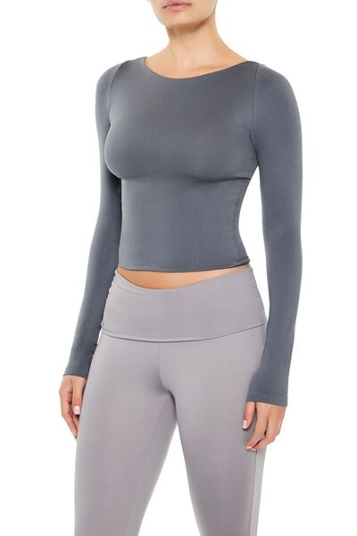 Forever 21 Dikişsiz Uzun Kollu Tişört