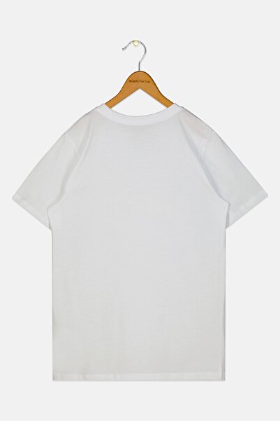 Puma Kids Boy Sportswear Fit Short Sleeve Outdoor T-Shirt, White