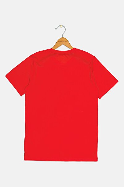 Puma Kids Boy Sportswear Fit Short Sleeve Outdoor T-Shirt, Red