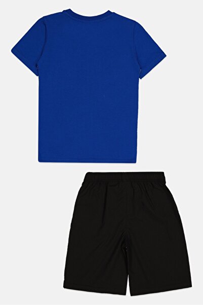 Puma Kids Boy 2 Pieces Brand Logo Top And Shorts Set, Multicolor