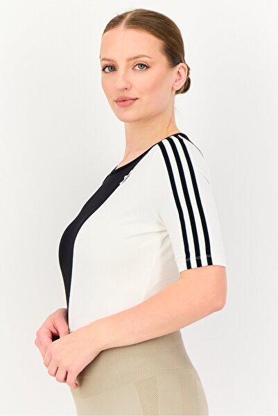 adidas Women Sportswear Fit Short Sleeves Bodysuits, Multicolor