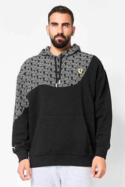 Puma x Scuderia Ferrari Men Sportwear Fit Outdoor Hoodies, Multicolor