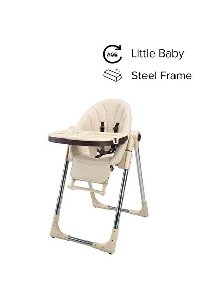 Gootoy كرسي طعام مرتفع متعدد الوظائف قابل للطي مع صينية