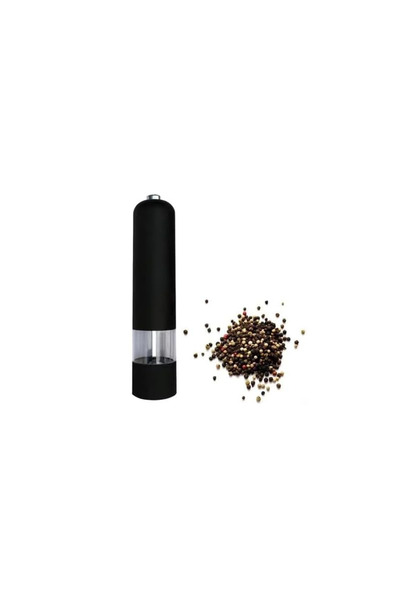 Arabest Salt and Pepper Grinder, Battery Operated ABS Spice Mill, Automatic Ceramic Grinding(Black)