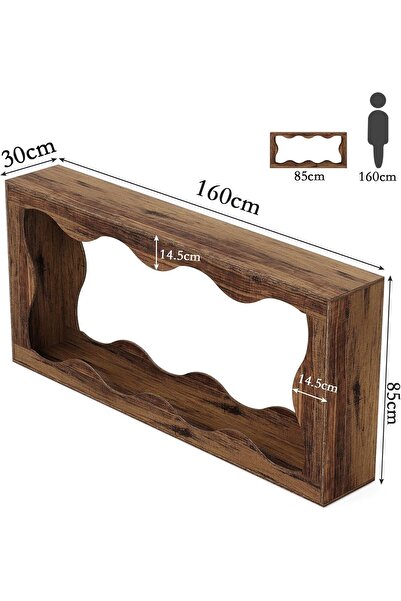 Gogoya rural style 160cm storage side table - long foyer/narrow living room table