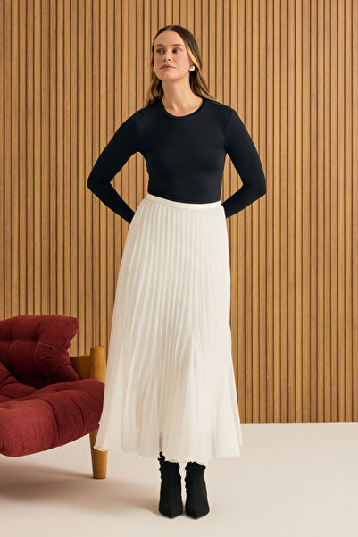 Aker Volanlı Pilise Etek