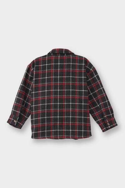 DeFacto Baby Boy Plaid Patterned Flannel Long Sleeve Shirt G3723A525Wn