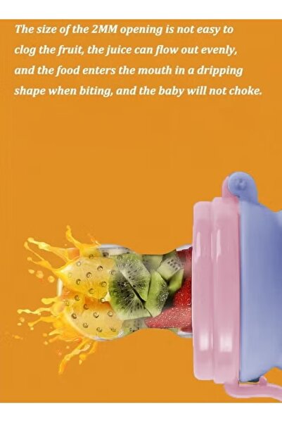 Generic 3PCS Baby Fruit Feeder Feeding Processors 2in1 Silicone Nibbler Pacifier Teether Infant Teething Toy
