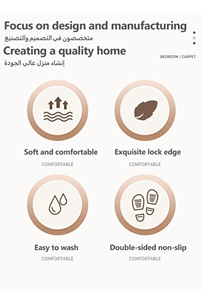 Generic Baby play mat, 140 * 200 cm crawling mat, play area rug suitable for floor activities