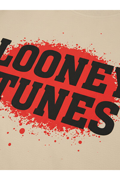 Looney Tunes By Styli Graphic Print Round Neck Fashion T-shirt