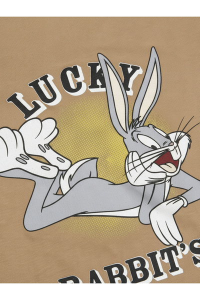 Looney Tunes By Styli Graphic Print Round Neck Fashion T-shirt