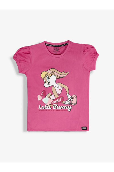 Looney Tunes By Styli Graphic Print Round Neck Fashion T-shirt