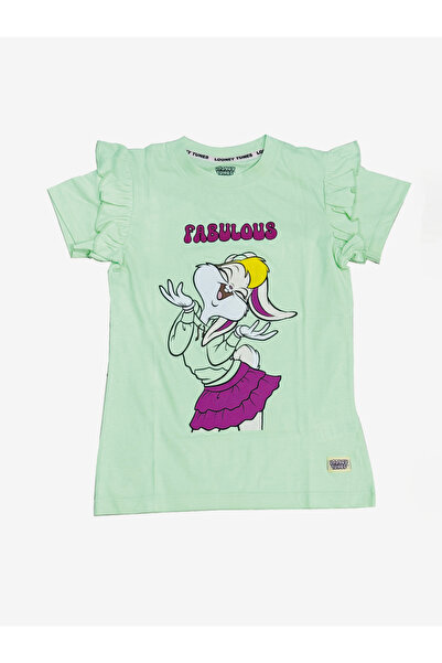 Looney Tunes By Styli Graphic Print Round Neck Fashion T-shirt