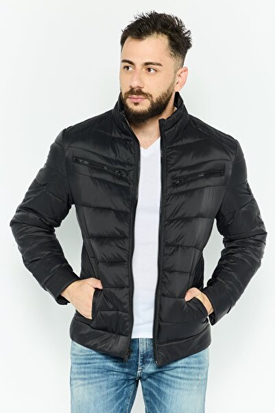 Michael Kors Men Textured Quilted Jacket, Black