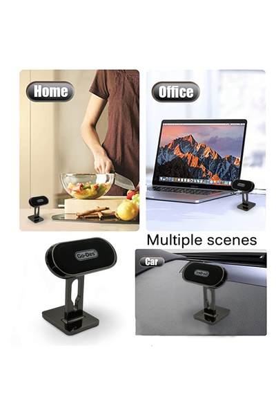 Go-Des GD-HD717 Magnetic Phone Holder 360 Rotation Mount for Car Home Office