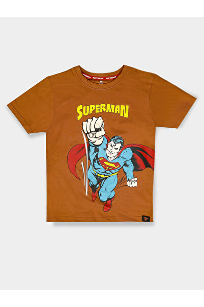 Superman By Styli Graphic Print Round Neck Fashion T-shirt
