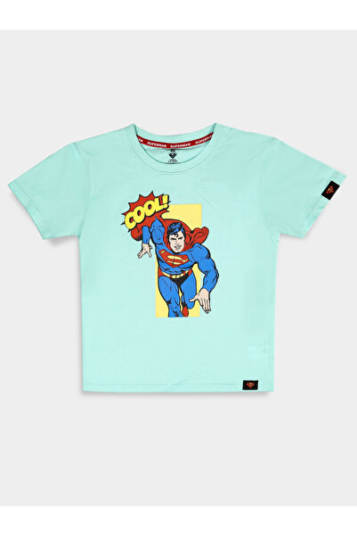 Superman By Styli Graphic Print Round Neck Fashion T-shirt