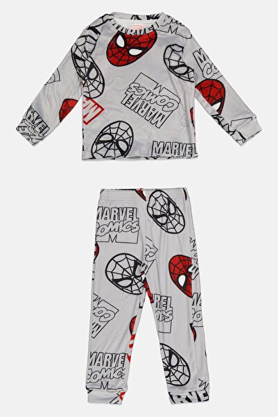 Marvel Toddlers Boy 2 Pieces Graphic Print Pyjama Top And Pants Set, Multicolor