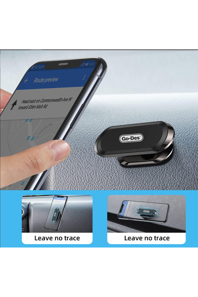 Go-Des GD-HD708 Magnetic Phone Holder with Strong Grip and 360° Rotation for Car and Home Use