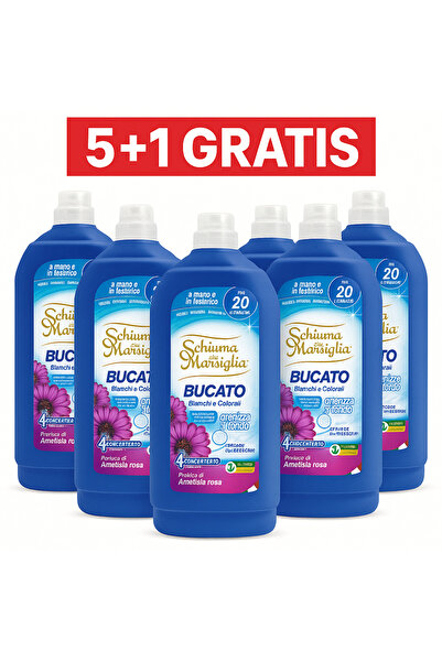 Schiuma di Marsiglia Descriere Pachet Promo 5 + 1 Gratis – Ametista Rosa, 6 x...