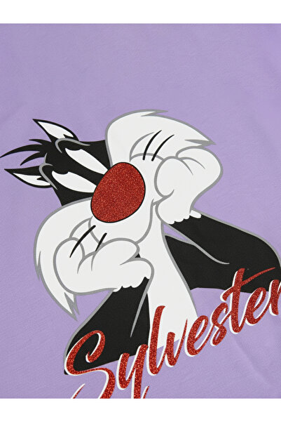 Looney Tunes By Styli Graphic Print Round Neck Fashion T-shirt