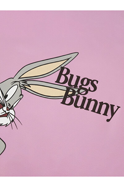 Looney Tunes By Styli Graphic Print Round Neck Fashion T-shirt