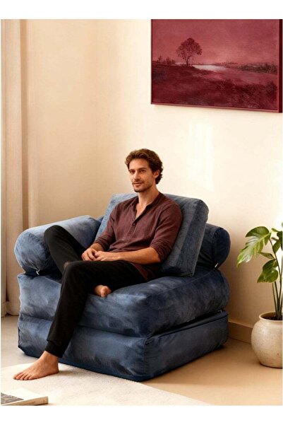 X SPRING Single-Size Folding Sofa Bed | Convertible Sleeper Chair with Pillow