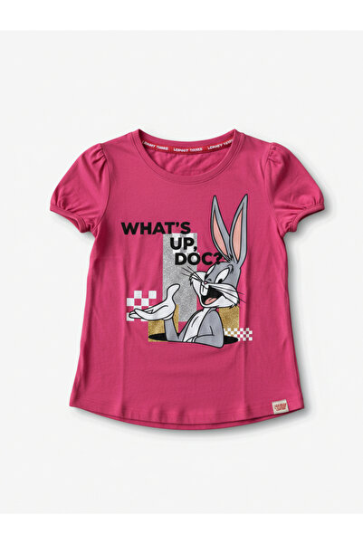 Looney Tunes By Styli Graphic Print Round Neck Fashion T-shirt