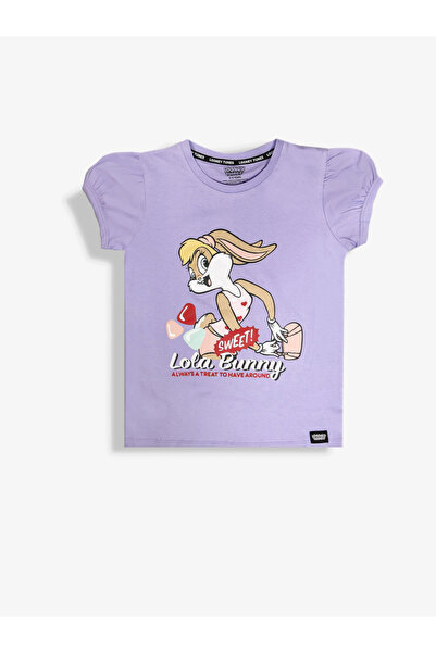 Looney Tunes By Styli Graphic Print Round Neck Fashion T-shirt