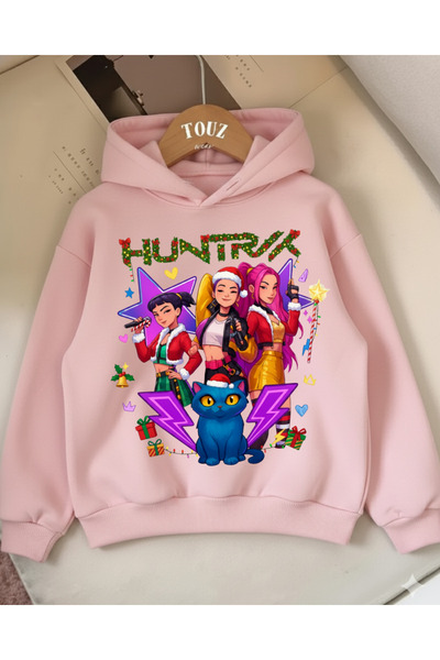 Touz Moda Christmas Young Kpop Demon Hunters 3-Thread Thick Sweet Hoodie
