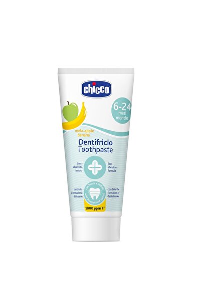 Chicco Apple-Banana Toothpaste (with Fluoride) 6-24m 50ml