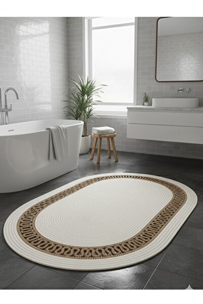 GNG Home Tekstil Jute Wicker Washable Living Room Kitchen Balcony and Garden Royal Series Jute Rug Jute Carpet