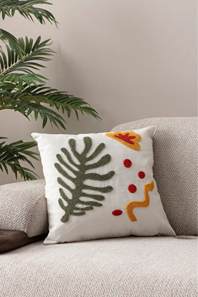 Mai Perla Single Punch (Punch) Embroidered Decorative Design Pillow Case Süzene Embroidered High Quality Punch