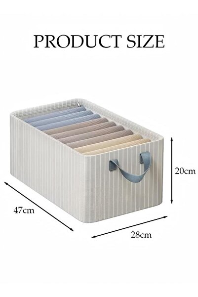 DOMEET 3PCS Wardrobe Clothes Organizer with Portable Handle Steel Frame Support Large Capacity Closet