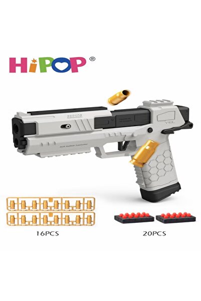 HIPOP مسدس لعبة للأطفال، مسدس رصاص ناعم، مع قاذف للقذيفة، قلب رصاصة آمن من ما...